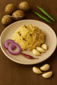 কচুমুখি ভর্তা রেসিপি ।  Simple Kochumukhi Vorta Recipe